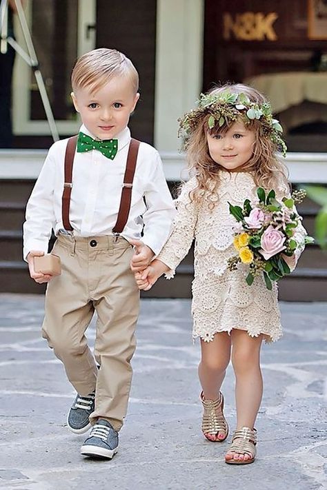 Flower Girl And Page Boy Outfits