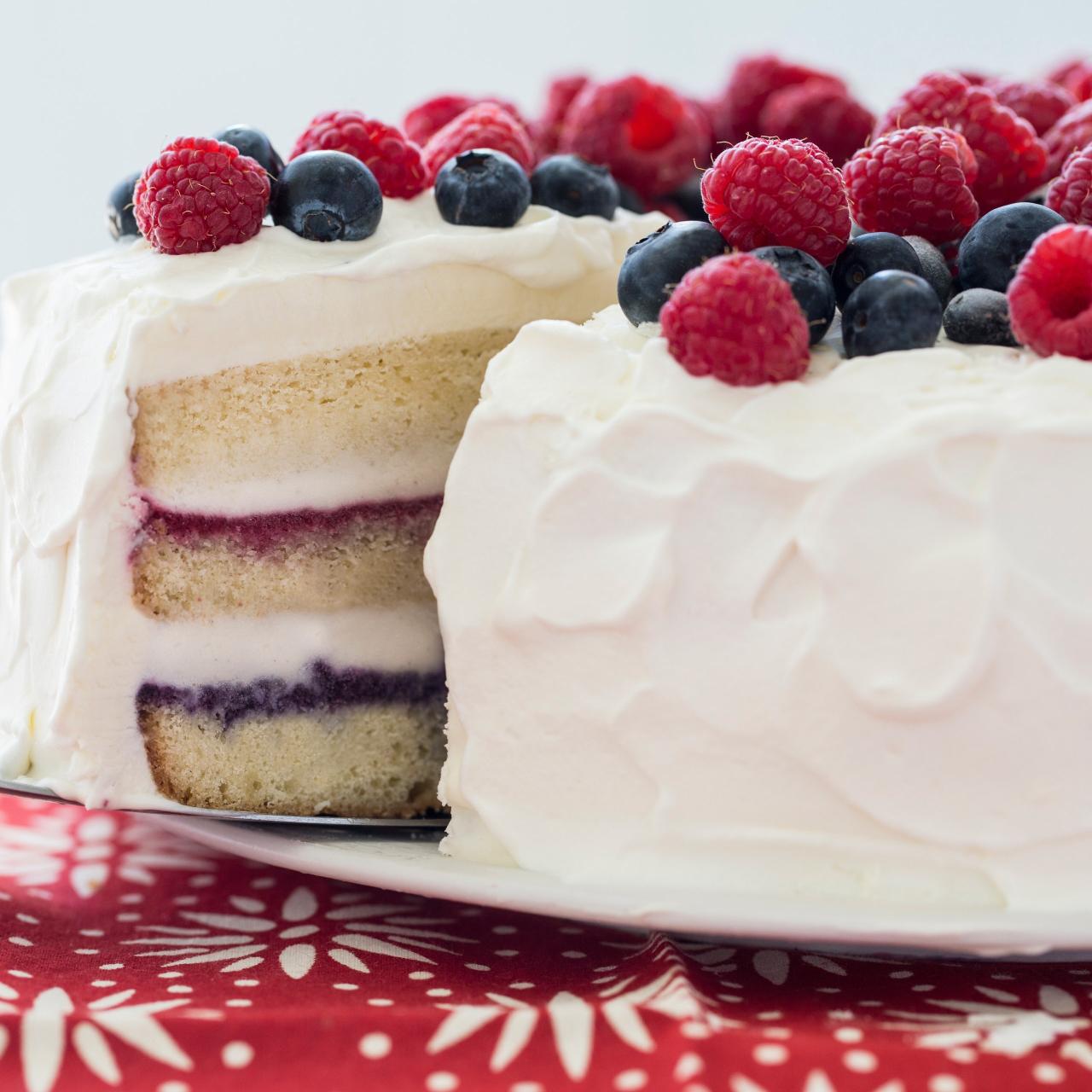 Red, White, And Blue Ice Cream Cake Recipe | Epicurious