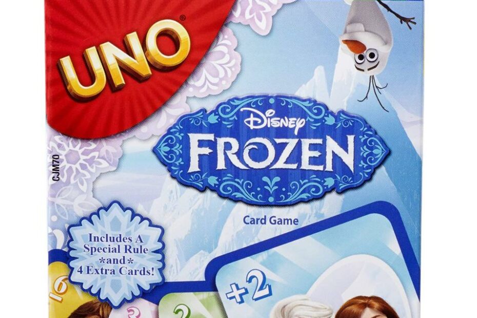 Thẻ Uno Olaf Frozen – Sự Hấp Dẫn Đóng Băng Uno Olaf