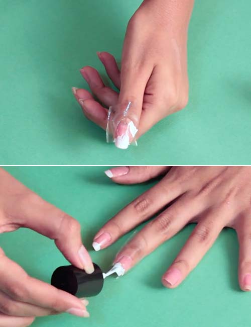 How To Do French Manicure At Home - Step By Step Tutorial