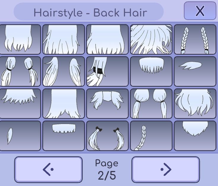 Gacha Life Back Hair 2 | Life, Post