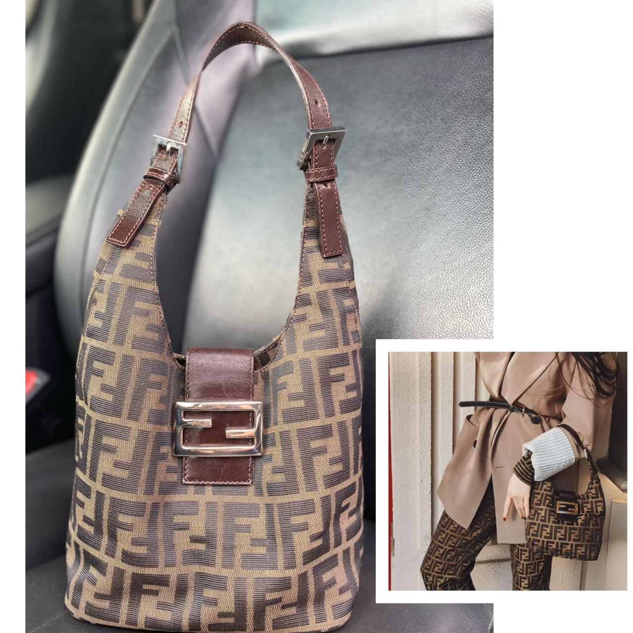✨Cny Sale✨💯Fendi Zucca Hobo Bag, Luxury, Bags & Wallets On Carousell