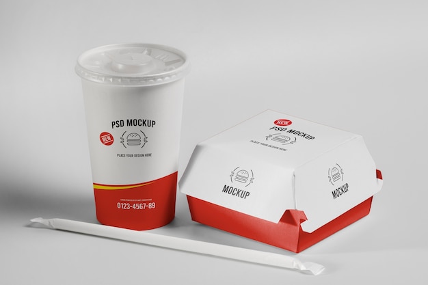 Fast Food Packaging Mockup - Free Vectors & Psds To Download