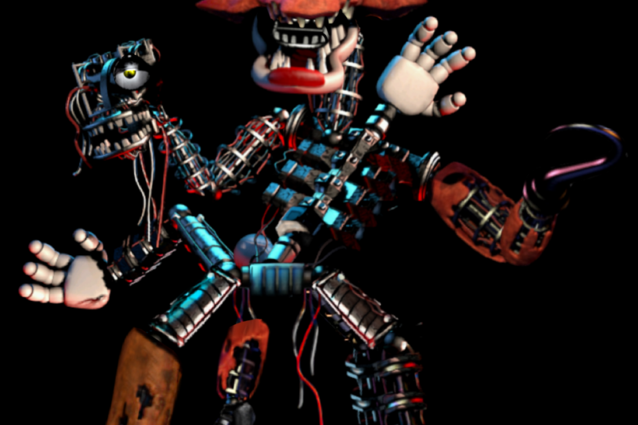 Fnaf 2 Scarp Withered Foxy By Johnnyrabbit57 On Deviantart