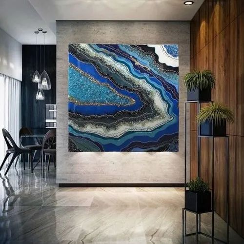 Geode Resin Wall Art, For Decoration