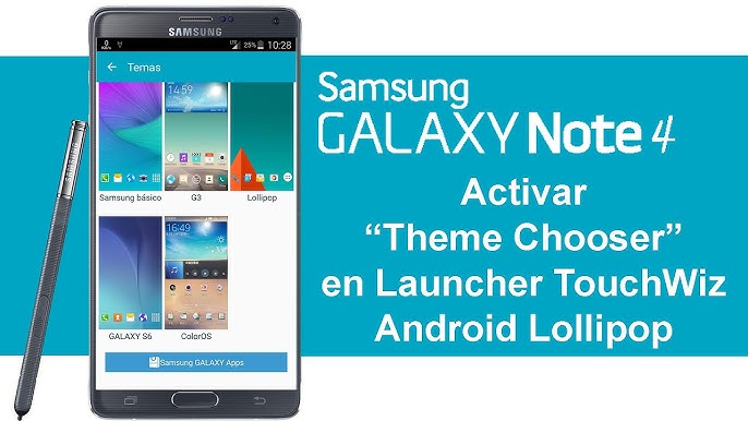 Chủ Đề Galaxy Note 4 Themes: Trải Nghiệm Mới Lạ Cho Màn Hình Của Bạn