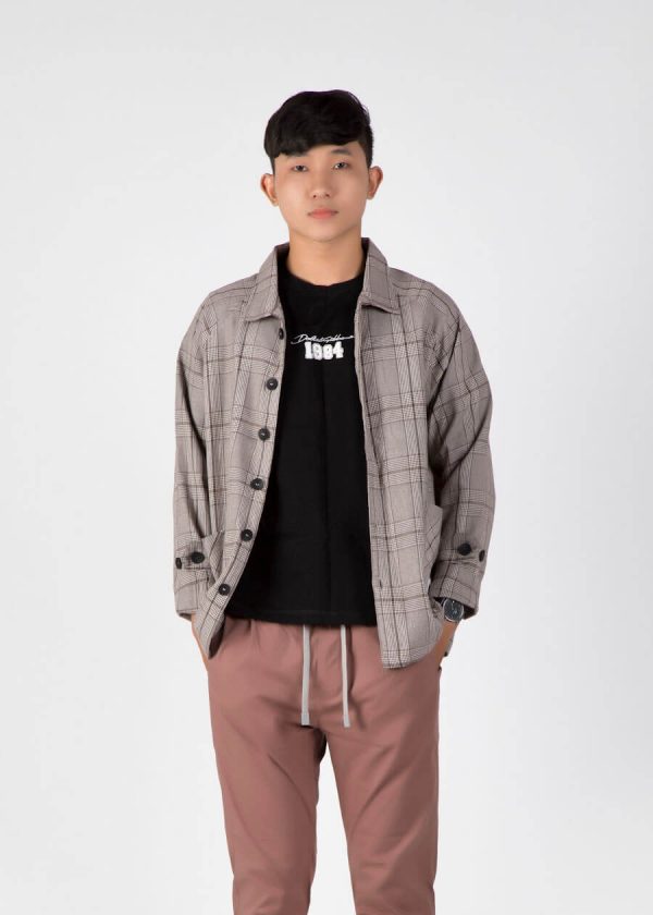 Áo Sơ Mi Flannel Tay Dài (Basic Flannel Shirt) – St 18127