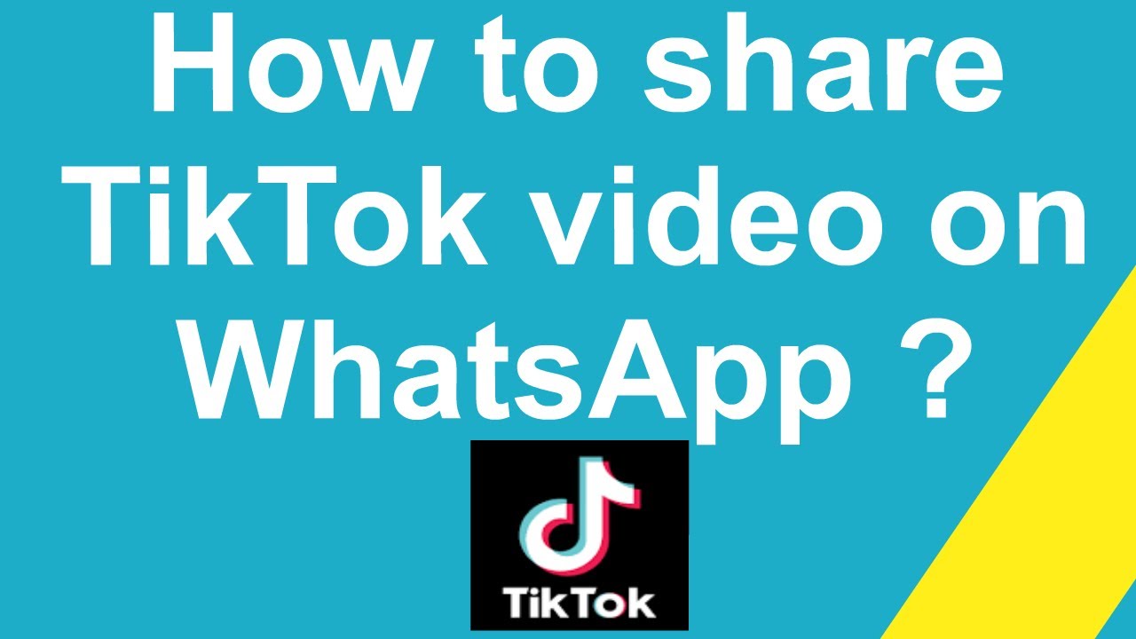 How To Send Video From Tiktok To Whatsapp