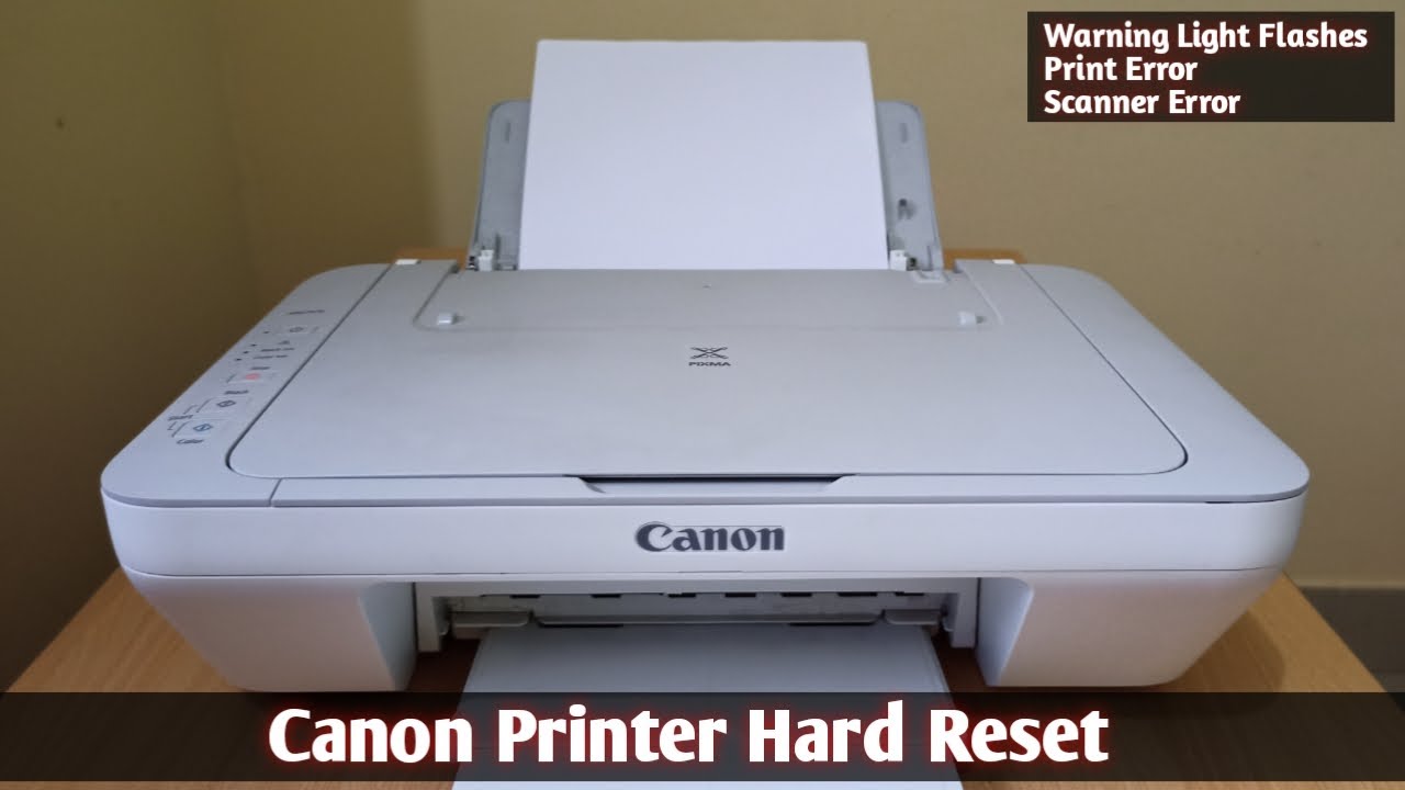 How To Reset Canon Printer Mg2522