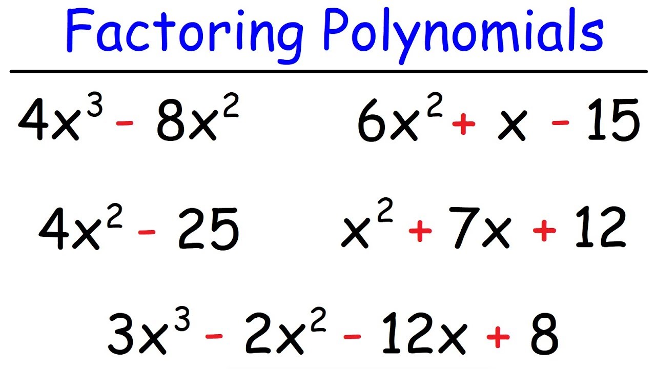 How To Factor 2X 3