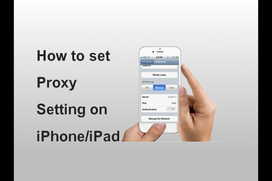 How To Turn Off Proxy Iphone