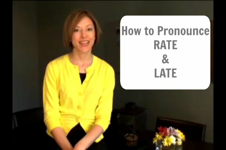 How To Pronounce Rate