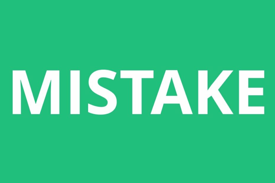 How To Pronounce Mistake? New