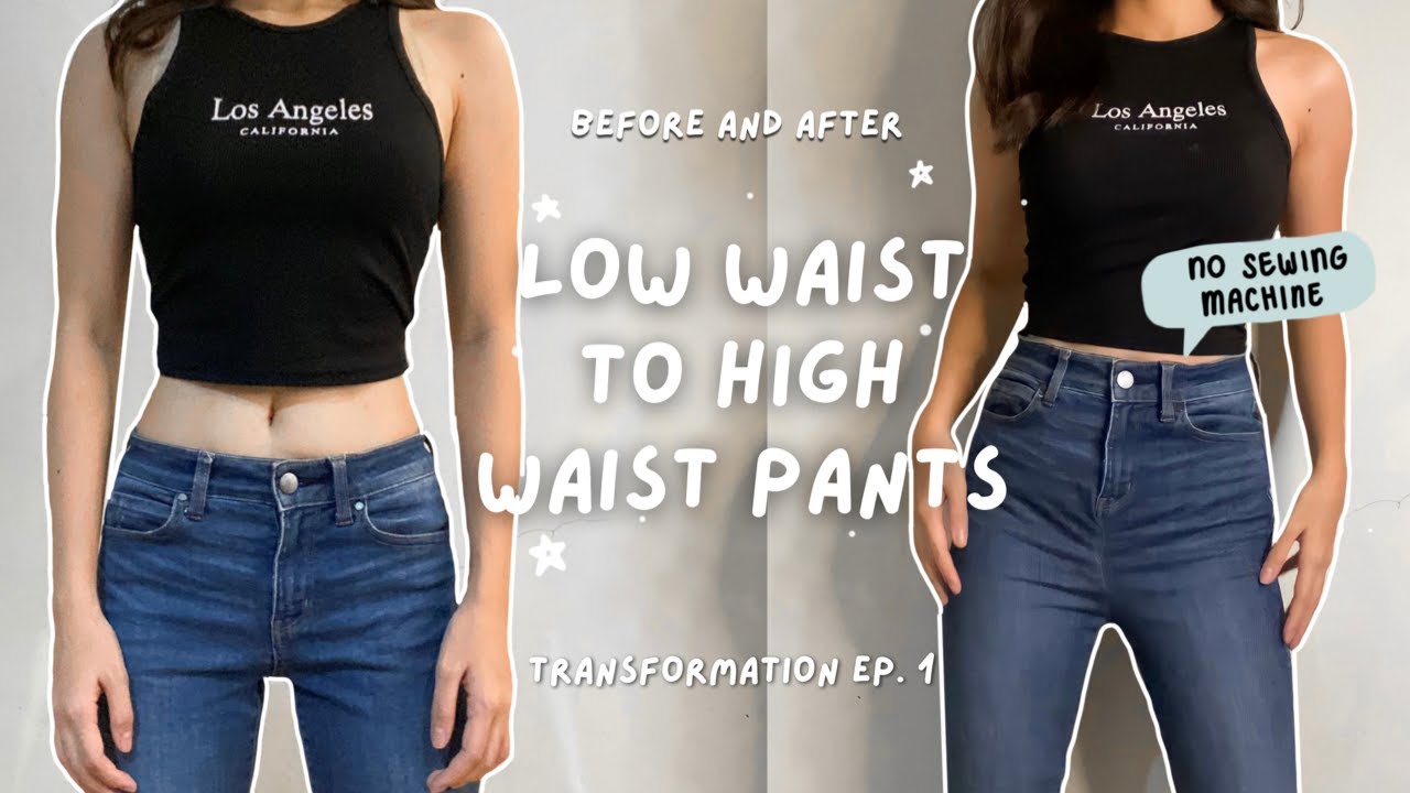 How To Turn Low Rise Jeans Into High Rise