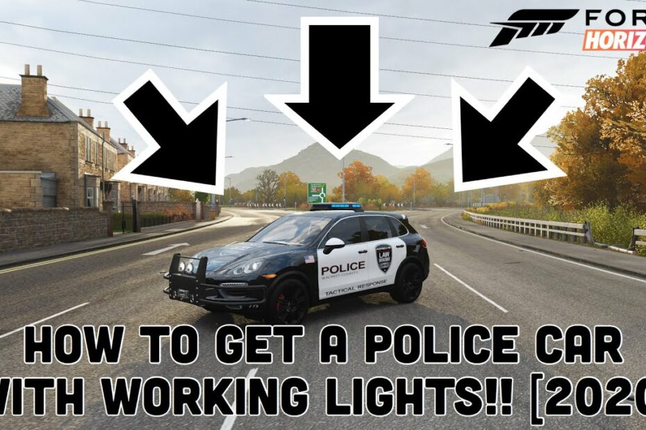 Forza Horizon 4 How To Put Police Lights