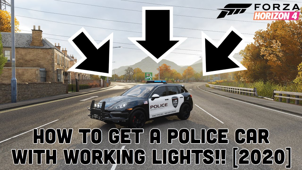 Forza Horizon 4 How To Put Police Lights