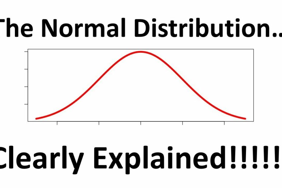 What Is The Mean Of The Normal Distribution Shown Below? New Update