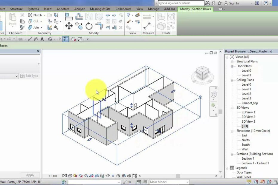 How To Add A Section Box In Revit