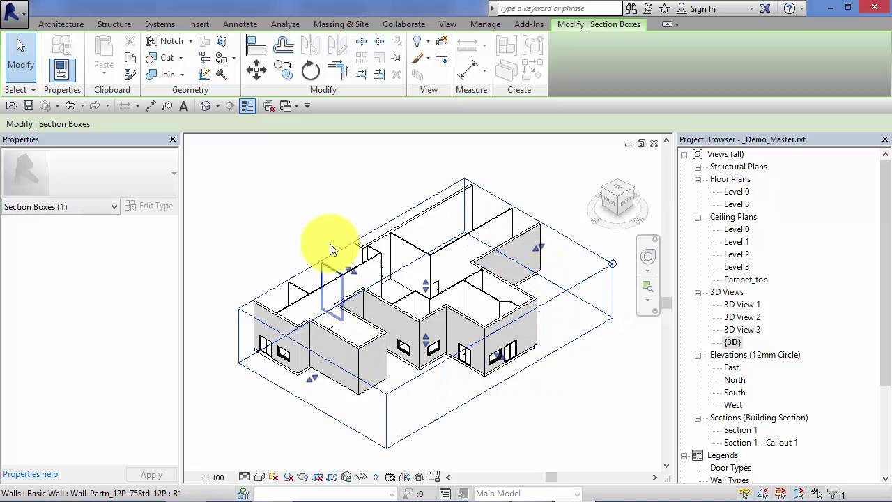 How To Add A Section Box In Revit