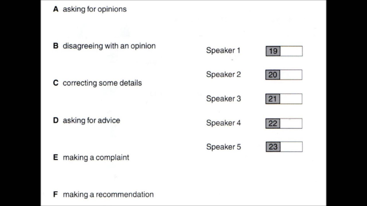 Fce Practice Test. Listening Part 3 - Youtube