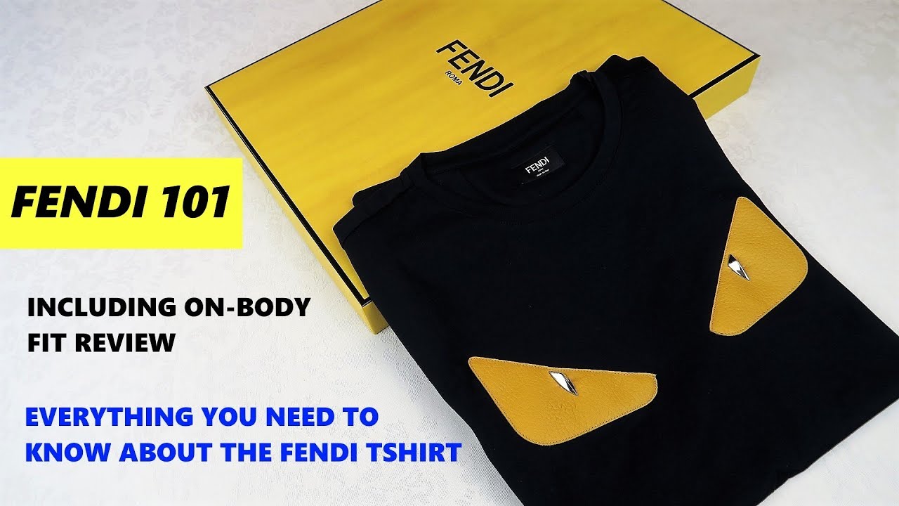 Fendi 101: Everything You Need To Know About The Fendi Bag Bugs T Shirt Fit  Review & Unboxing - Youtube