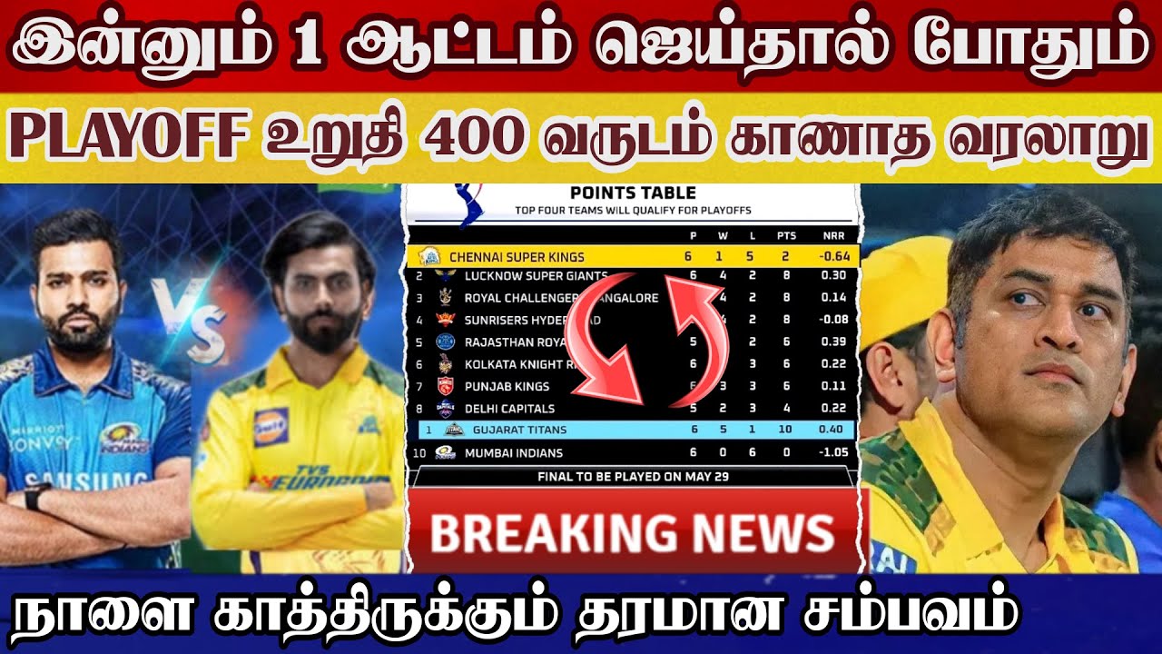 How Many Matches Does Csk Need To Win To Qualify