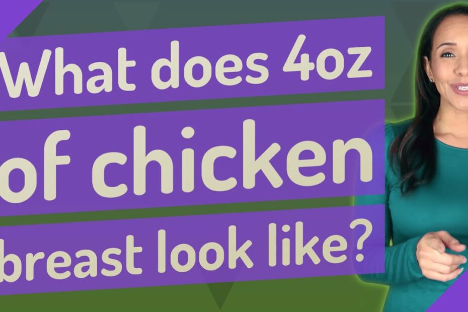 How Much Does 4 Ounces Of Chicken Look Like