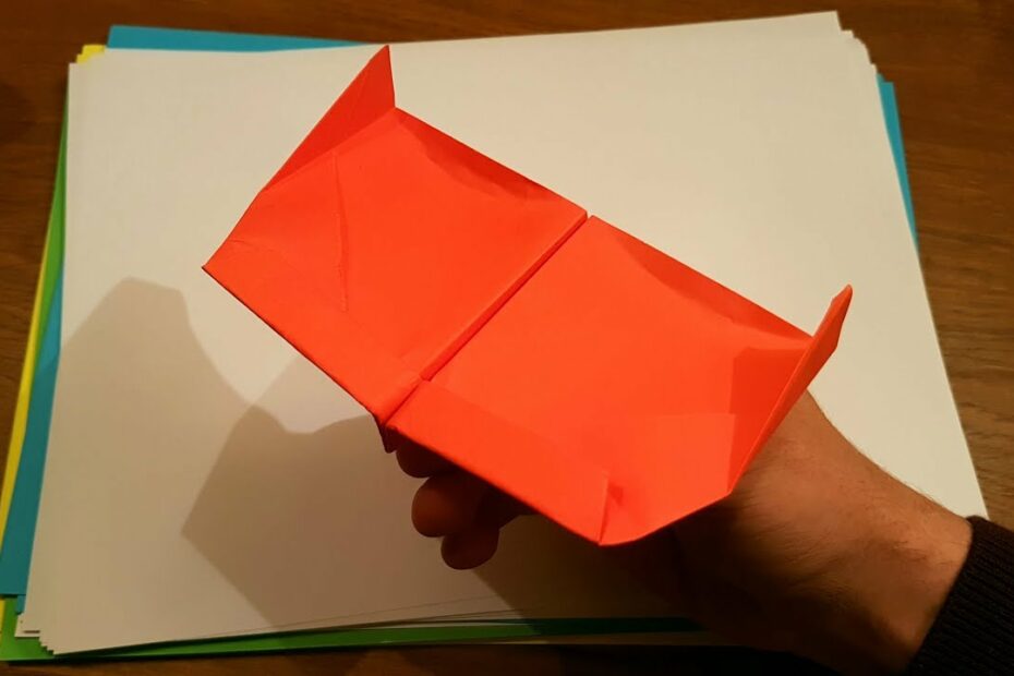 How Do You Make A Paper Airplane That Does Loops