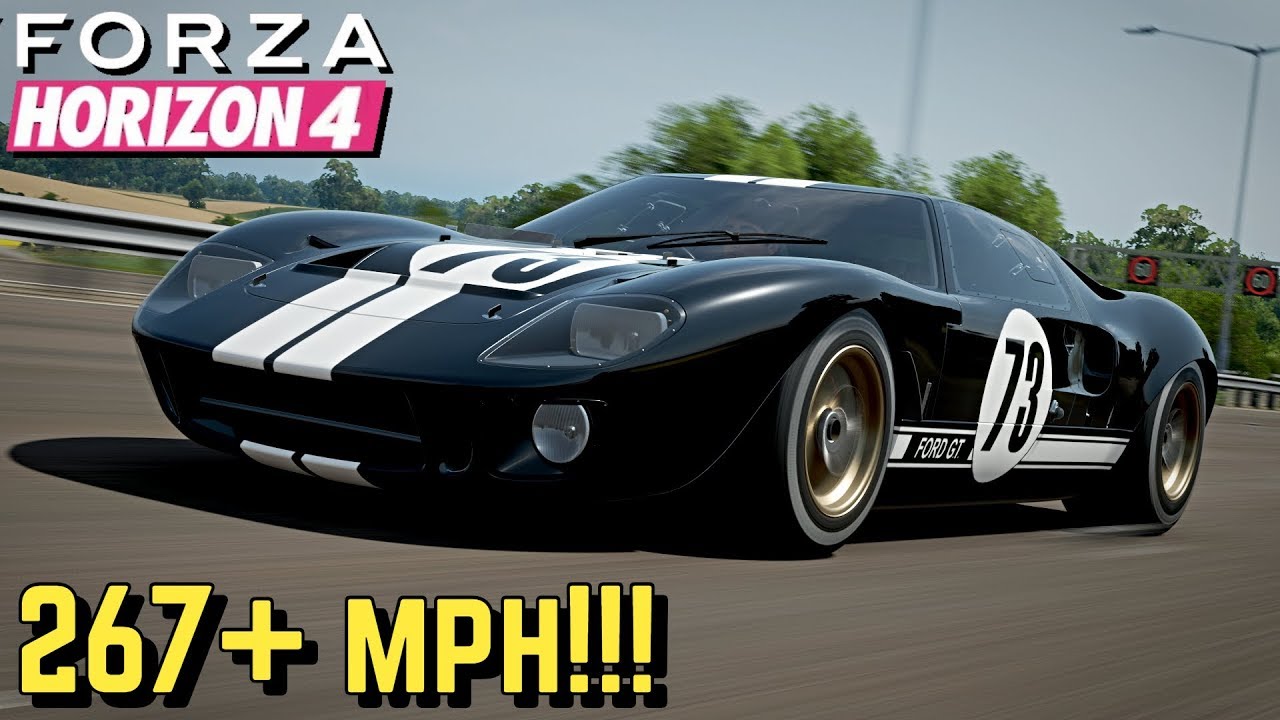 Forza Horizon 4 : 267+ Mph Ford Gt40 Setup!! - Youtube