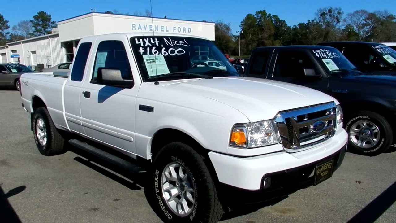 2007 Ford Ranger Xlt Supercab 4X4 * Leather * For Sale @ Ravenel Ford -  Youtube