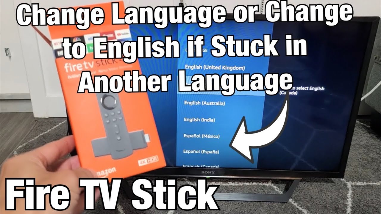 How To Change The Language On A Firestick