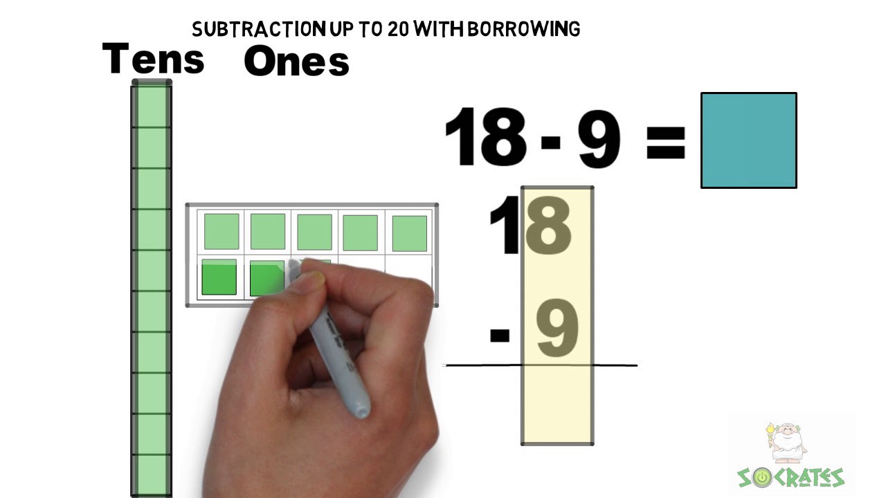 How To Subtract 18-9