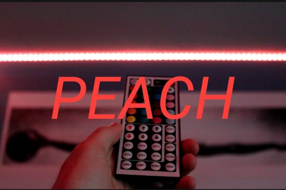 How To Make The Color Peach On Led Lights