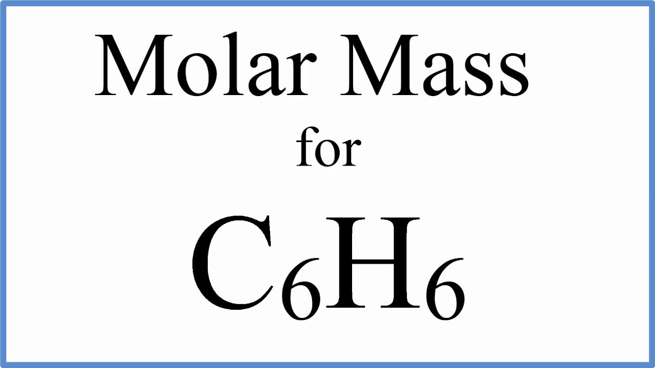 How Many Grams Are In 5.6 Moles Of C6H6