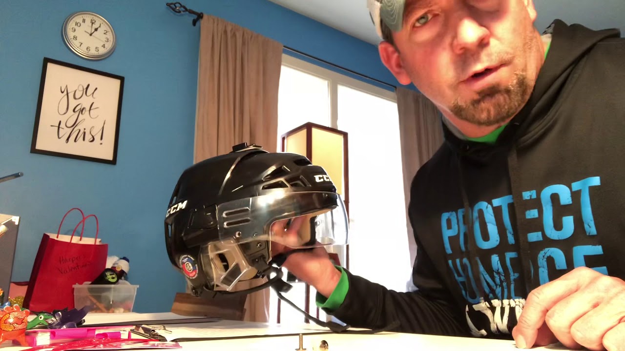 How To Install A Visor On A Hockey Helmet