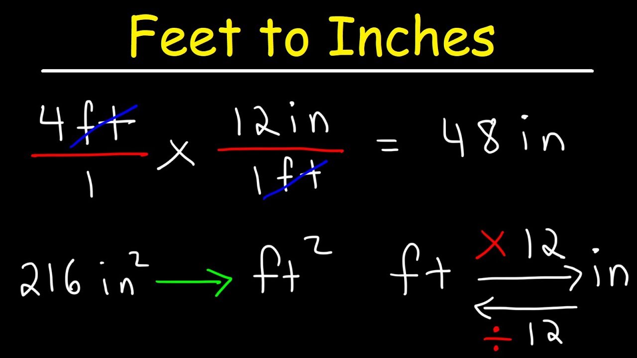 7 Ft Equals How Many Inches