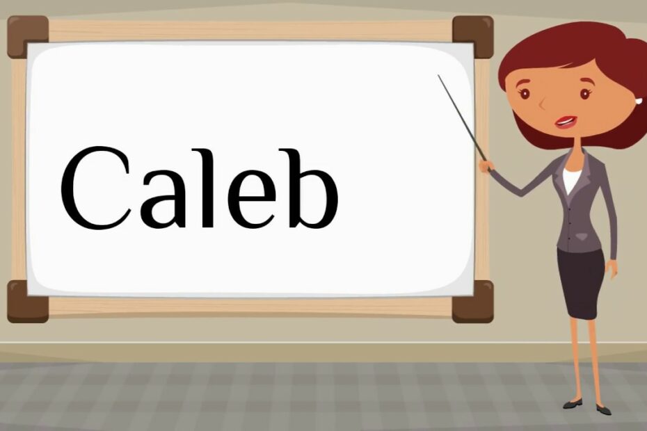 How To Say Caleb In Spanish? Update New