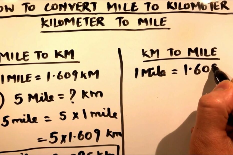 How Far Is 3 Kilometres In Miles