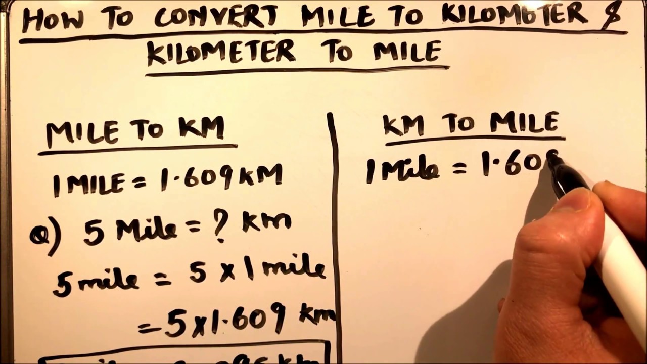 How Far Is 3 Kilometres In Miles