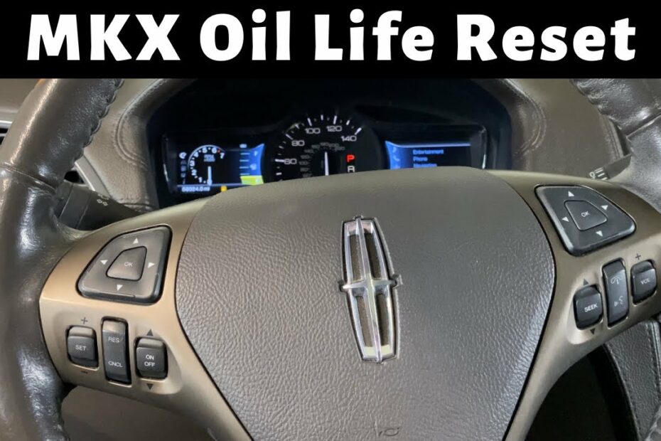 How To Reset Oil Life On 2013 Lincoln Mkx