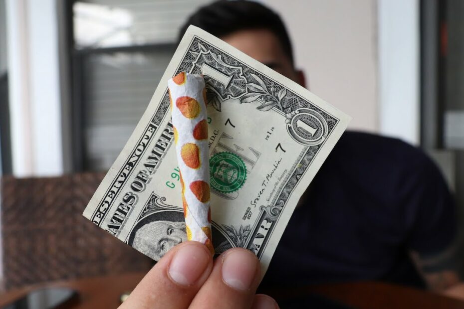 How To Roll A Joint With A Dollar