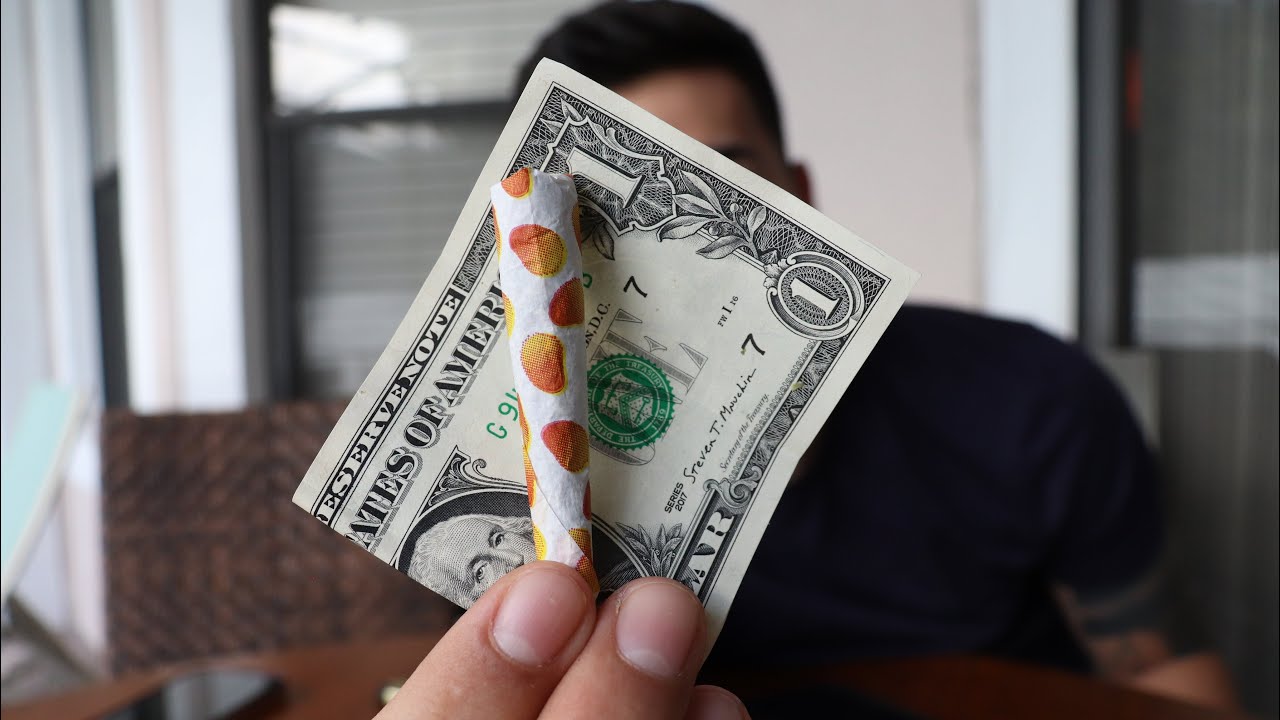 How To Roll A Joint With A Dollar