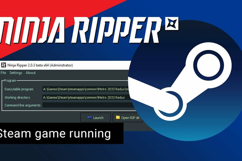 How To Use Ninja Ripper On Steam Games