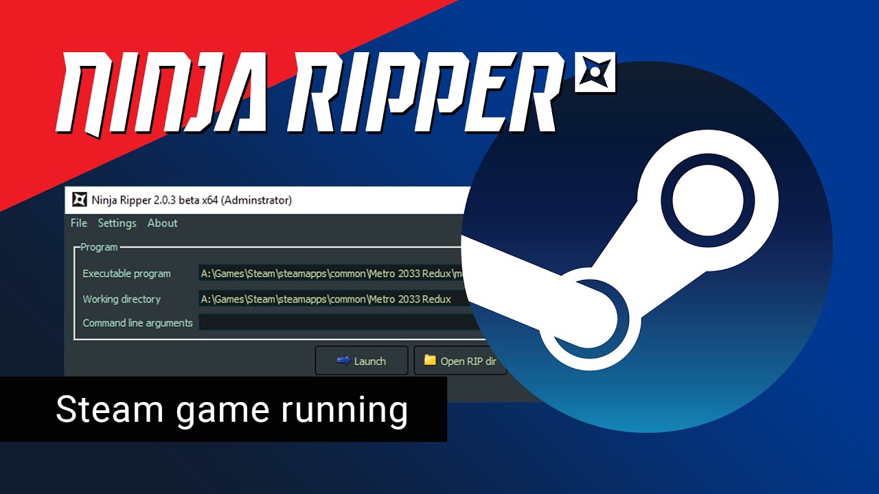 How To Use Ninja Ripper On Steam Games