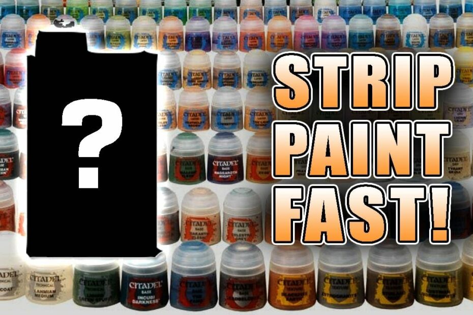 How To Strip Paint From Miniatures