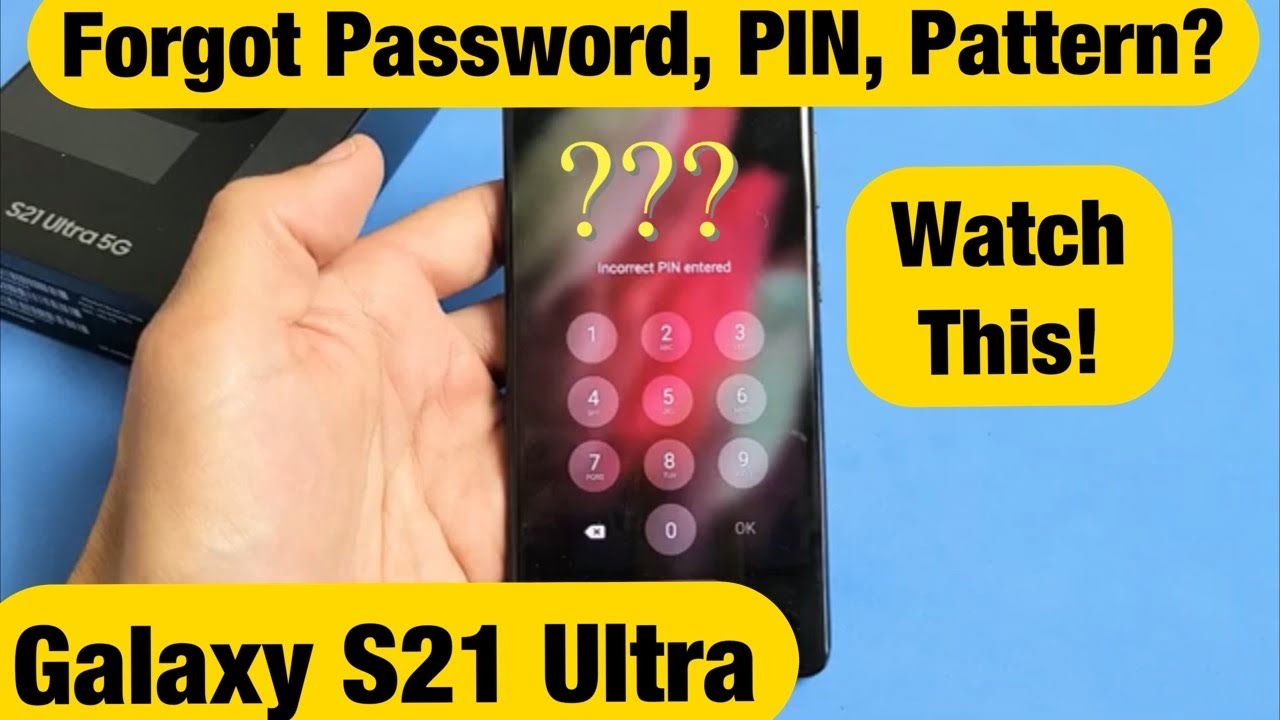 How To Factory Reset Samsung S21 Ultra Without Password