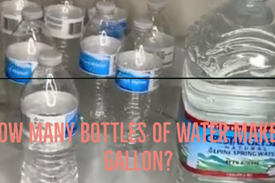 How Many 16.9 Water Bottles Is A Gallon