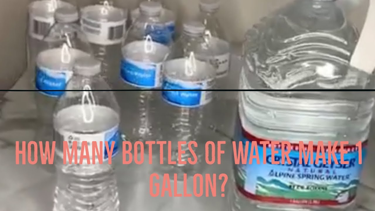 How Many 16.9 Water Bottles Is A Gallon