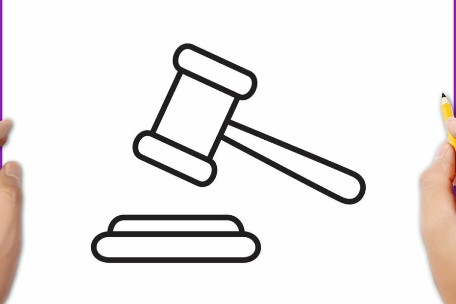 How To Draw A Gavel? Update New