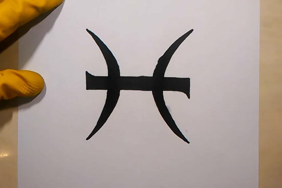 How To Draw A Pisces Symbol? New Update